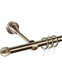 Карниз для штор АС ФОРОС Prime D16Г + наконечники Сфера Ас форос