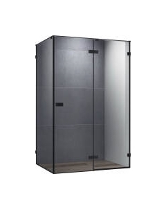 Душевой уголок BELLAGIO-AH-1-140/100-C-NERO Cezares