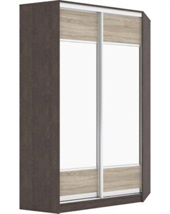 Шкаф-купе Кортекс-мебель Сенатор ШК30 Геометрия ДСП с зеркалом