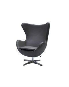 Кресло egg chair серый 85x110x76 см Bradexhome