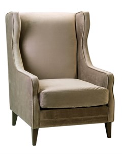 Кресло модерн серый 81x112x92 см R-home