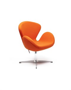 Кресло swan chair bradexhome оранжевый 61x95x61 см Bradexhome