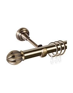 Карниз для штор АС ФОРОС Grace D25Г составной + наконечники Тапас Ас форос