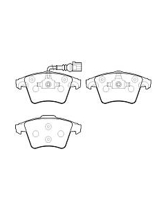 Тормозные колодки HSB HP8542 Hsb