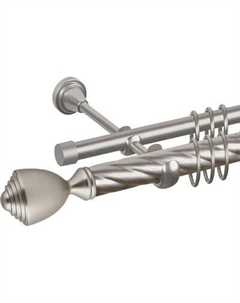 Карниз для штор АС ФОРОС Grace D25К/16Г + наконечники Аванти Ас форос