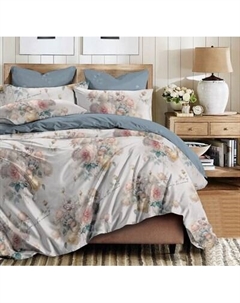 Комплект постельного белья Реноме Евро Темно-синяя коллекция New St-2559