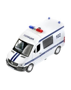 Фургон игрушечный Mercedes-benz Sprinter Полиция / SPRINTERVAN-14SLPOL-WH Технопарк