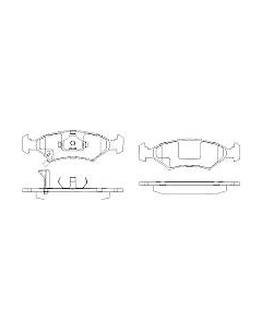 Тормозные колодки Patron PBP982 Патрон