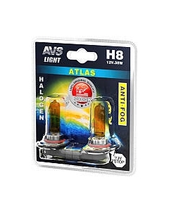 Комплект автомобильных ламп Atlas Anti-Fog A78623S Avs