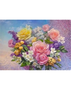 Картина по номерам Остров Сокровищ Букет / 663288 Остров сокровищ