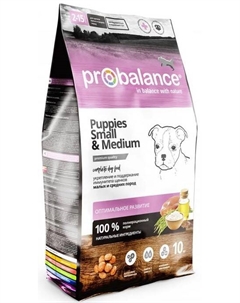 Корм для собак Immuno Puppies Small & Medium 10 кг Probalance