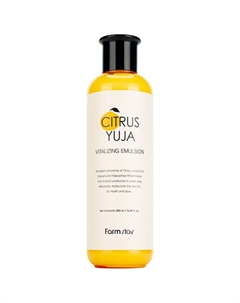 Эмульсия для лица освежающая с экстрактом юдзу Citrus Yuja Vitalizing Emulsion 280 Farmstay