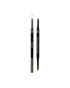 Карандаш для бровей автоматический Slim Brow Pencil черный графит Lavelle collection