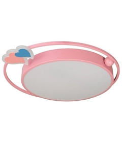 Люстра с ПДУ «Ритмо» LED 90 Вт 3000-6000К розовый 50×54×5.5 см Bayerlux