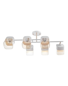 Люстра "Камелия" 6хЕ27 40Вт бело-золотой 70х47х27 см Bayerlux