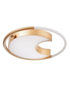 Люстра с ПДУ 2220/1 LED 110 Вт диммер золото 48×48×7 см Bayerlux