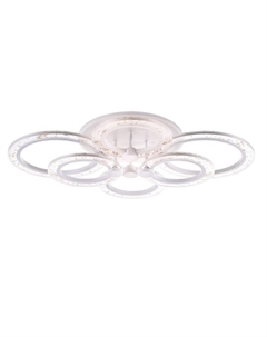 Люстра с ПДУ 1888/6 LED 108 Вт диммер белый 44×62×12 см Bayerlux