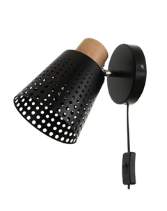 Бра 1666/1BK E27 40 Вт черный 13×13×18.5 см Bayerlux