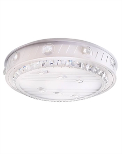 Люстра с ПДУ 1234/1 LED 95 Вт 3000-6000К белый 50×50×9 см Bayerlux