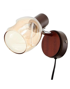 Бра с проводом59389/1 E14 40 Вт кофе-хром 15×12×16 см Bayerlux