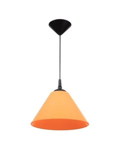 Подвес на потолок «Конус», 1×15 Вт, Е27, черный/оранжевый, 25×25×15 см Bayerlux