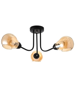 Люстра 1089/3BK 40 Вт Е27 черный 54×54×26 см Bayerlux