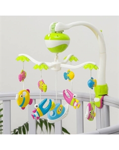 Мобиль музыкальный на кроватку «Кораблик», на батарейках, виды МИКС Крошка я
