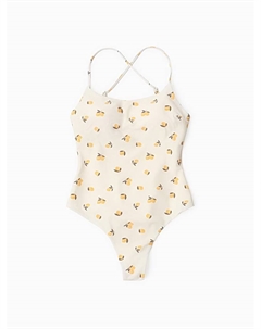 Купальник слитный женский Лимоны, размер L Mist