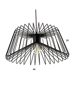 Светильник «Атом» 1×40 Вт E27 черный 40×40×120 см Bayerlux