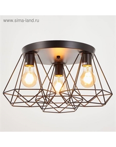 Светильник 2403159/3 E27 40 Вт черный-медь 50×50×23 см Bayerlux