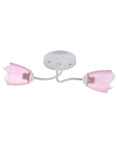 Люстра 1341002/2PK E27 15 Вт белый-розовый Bayerlux