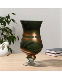 Ваза «Амфора» Элен, 3.7 л, d=16 см, h=31 см, стекло Evis