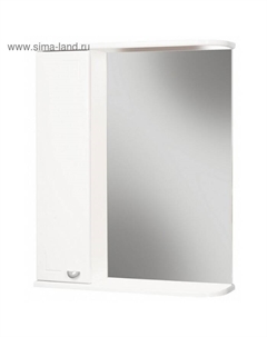 Зеркало шкаф для ванной комнаты «. Классик 60», левый, 616×700 мм Айсберг