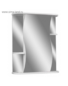 Зеркало шкаф для ванной комнаты «. Волна 2-55», правый, 566×700 мм Айсберг