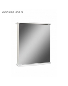 Зеркало шкаф для ванной комнаты «. Милана 55», левый/правый, 550×700 мм, цвет белый Айсберг