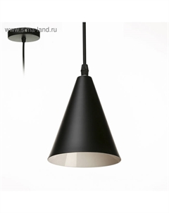 Светильник Подвес «Конус» 1×40 Вт E27 черный 12×12×16-96 см Bayerlux