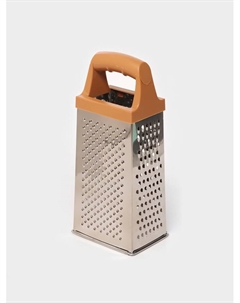 Тёрка четырёхгранная «Деревушка», 24.5×10.5 см, нержавеющая сталь Доляна