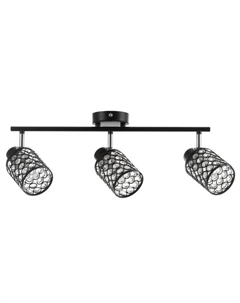 Люстра «Моки» 3хЕ14 40 Вт черный 56×19 см Bayerlux