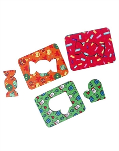 Развивающая игра по методике «Досочки Сегена. Зимние предметы» Woodland toys