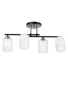 Люстра 2770/4 E27 40 Вт черно-хромовый 60×28 см Bayerlux