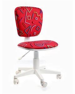 Кресло для школьника CH-W204NX, без подлокотников, на колёсиках, ткань, цвет малиновый sticks 05 Бюрократ