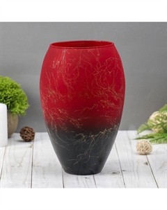 Ваза «Паутинка-1», большая, 2.8 л, d=10 см, 24×16 см, стекло Evis