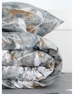 Постельное бельё 1.5-спальное «Цветение» Brown line, микрофибра Lovelife