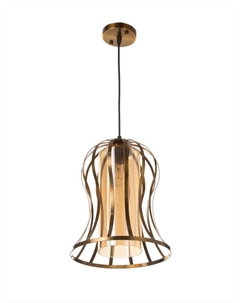 Светильник потолочный Marlene, 1×40 Вт, Е27, латунь, 25×25×31 см Bayerlux