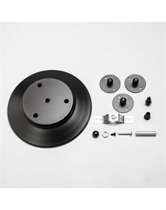 Комплект для светильника "Паук-3" черный 20×20×4 см Bayerlux