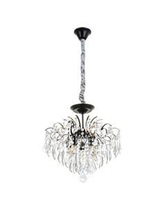 Люстра «Далила» 5хЕ14 40 Вт черный золото 40×40×39 см Bayerlux