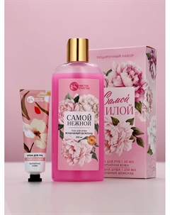Подарочный набор «Самой милой», гель для душа, 250 мл и крем для рук, 30 мл Чистое счастье