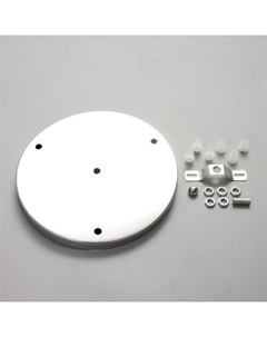 Основание для светильника "Круг-3" хром 23,5х23,5х2см Bayerlux