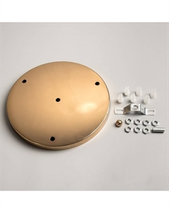 Основание для светильника «Круг-3» золото 23.5×23.5×2 см Bayerlux