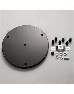 Основание для светильника "Круг-3" черный 23,5х23,5х2см Bayerlux